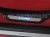 Toyota Camry V40 (06-) накладки порогов дверных проемов, пластиковые со вставкой из нержавеющей стали с подсветкой "Camry", черные, комплект 4 шт.