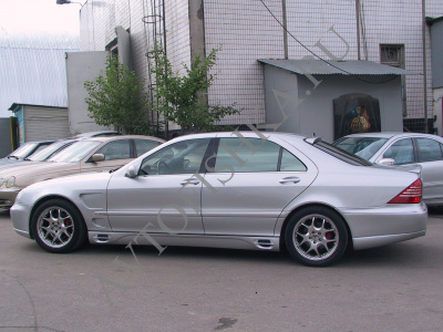 Mercedes S-Class W220 (98-05) Накладки LORINSER F01 на пороги (комплект)